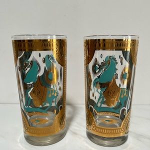 Vintage Fred Press Glassware-MCM